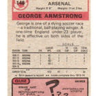 Purkkakuva Jalkapallo n:o 148GEORGE ARMSTRONG. Arsenal - pikkukuva 2