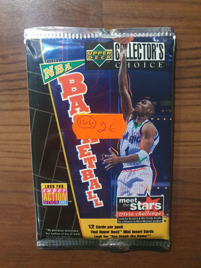 Avaamaton 1996 Upper Deck Collector's Choice NBA pussi
