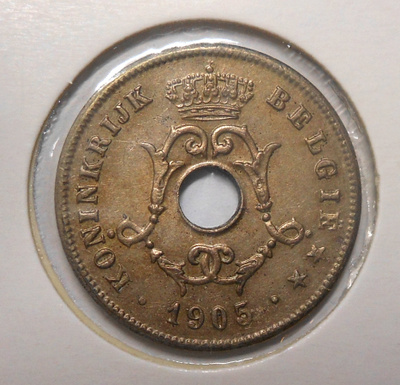 Belgium. 10 centimes 1905 "Belgie".