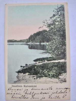 VANHA Postikortti Ikaalinen 1917