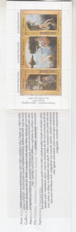 1997 Pro filatelia aino vihko postituorena.