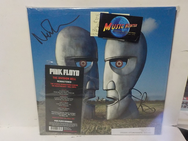PINK FLOYD DIVISION BELL UUSI 2LP+PRATT+MASON SIGNATURES !!!