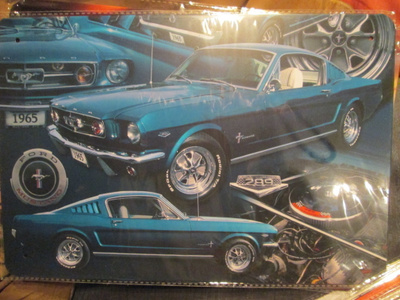 Peltikyltti Ford Mustang fastback 1965
