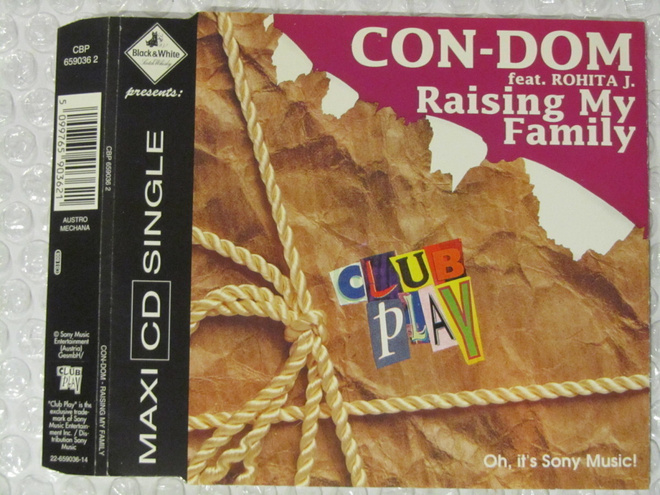 Con-Dom Feat. Rohita J. • Raising My Family CD Maxi-Single