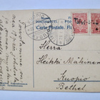 VANHA Postikortti Talviainen Rivileima + Langelmäki 1918 - pikkukuva 1