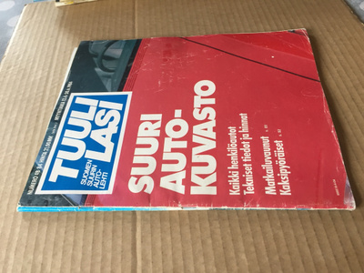 TUULILASI 4B/1984 SUURI AUTOKUVASTO HYVÄ