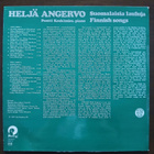 Heljä Angervo, Pentti Koskimies - Suomalaisia lauluja (LP) - pikkukuva 2
