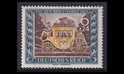 Reich 828 ** Postimerkin päivä (1943)