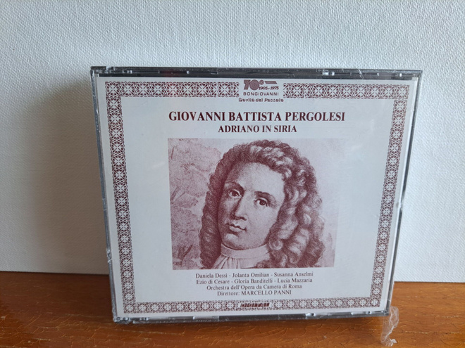 Pergolesi:Adriano in Siria-Marcello Panni ym. 3CD(avaamaton)