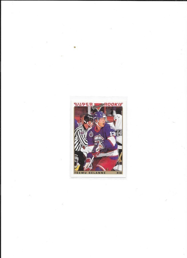 1993-94 Topps Premier SR #130 Teemu Selänne Winnipeg Jets