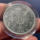 France Napoleon III Empereur 1868 - AG900. - pikkukuva 2