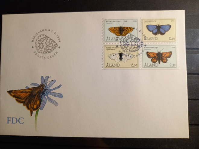 ÅLAND EPK FDC 2/1994: Perhoset vihko