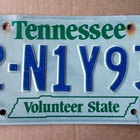 Tennessee USA rekisterikilpi verotarra 1985 - pikkukuva 1