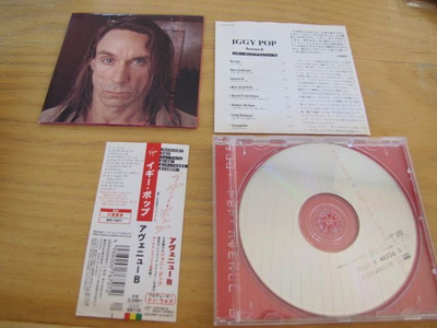 Iggy Pop Avenue B cd japani 1999 obi liite bonuksia
