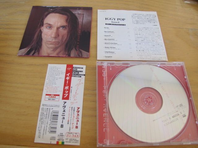 Iggy Pop Avenue B cd japani 1999 obi liite bonuksia