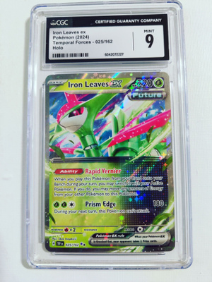 Iron Leaves ex - Temporal Forces 025/162 Holo CGC 9