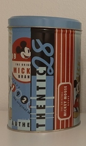 Pyöreä peltipurkki Mickey Mouse Mikki Hiiri