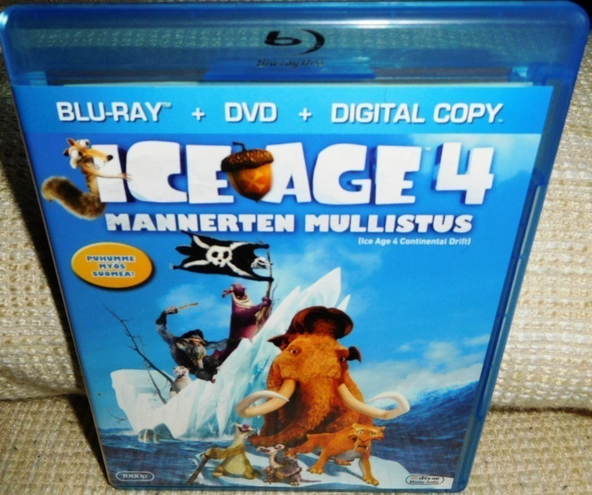 Ice Age 4 - Mannerten Mullistus [Blu-ray + DVD]