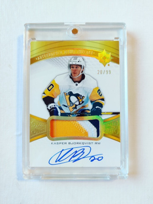 Kasper Björkqvist - 21-22 Ultimate Autographed Debut Threads
