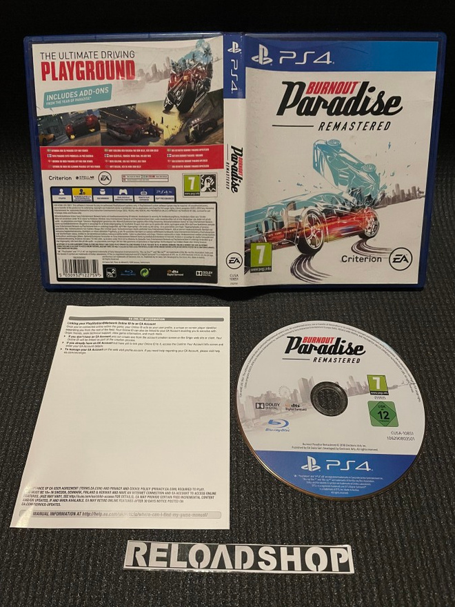 Burnout Paradise Remastered - Nordic PS4