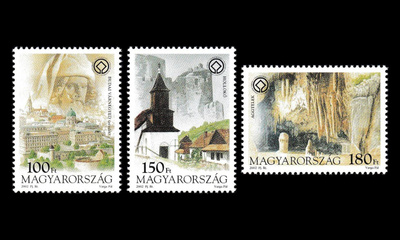 Unkari 4736-8 ** UNESCO maailmanperintökohde (2002)