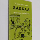 Reino (toim.) Hakamies : Vaivatonta saksaa matkailijoille - pikkukuva 1