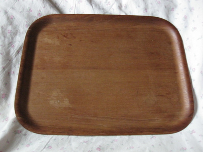 Teak tarjotin