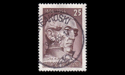 455 o J.V.Snellman Valkeakoski 29.XII.56 (1956)