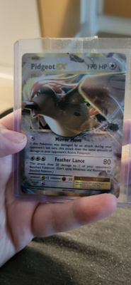 Pidgeot EX #64 Pokemon Evolutions Ultra Rare card