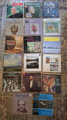 Bach, Straus, Shumann, Brahms...17 kpl NM/EX vinyylejä.
