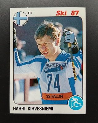 1987 Panini Ski #162 Harri Kirvesniemi