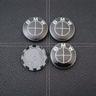 BMW vannekeskiöt – Täysmusta – 56mm (4kpl sarja) - pikkukuva 2