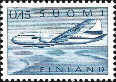 1963 Yleismerkki Convair 0,45 paperi xHa 3 ** LaPe 564 x