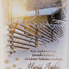 "Kun Jouluinen kuu taivaalle..."-KULKEMATON JOULUKORTTI - pikkukuva 1