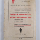 Henrik Horna : Hotellihuone N:o 235 : jännitysnovelleja - pikkukuva 2