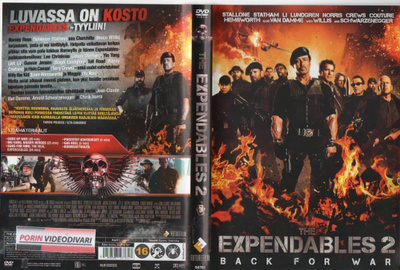expendables 2 (7 618) k -FI- suomik. DVD sylvester stallone