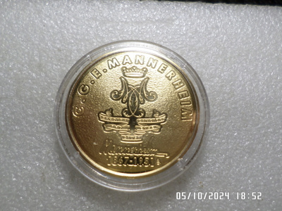 C:G;E;  Mannerheim   Mitali  Talvisodan 13,3,1940  Rauha,