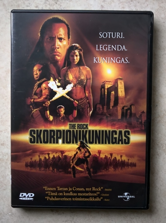 Skorpionikuningas, DVD. The Rock