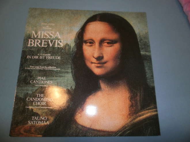 Missa Brevis / In Dir Ist Freude / Piae Cantiones Lp