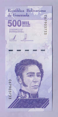 Venezuela 500000 (500 MIL) Bolivares v.2020 UNC P-113
