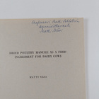 Matti Näsi : Dried Poultry Manure as a Feed Ingredient fo... - pikkukuva 2