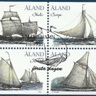 Åland 1995 ÅV 3 Rahtiveneet EP leima NELILÖ LaPe 096-099 - pikkukuva 1
