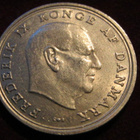 1 krone 1967. Tanska-Denmark - pikkukuva 2