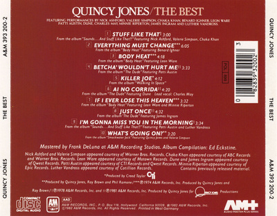 QUINCY JONES - THE BEST