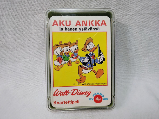 Aku Ankka kvartettipeli v.1969