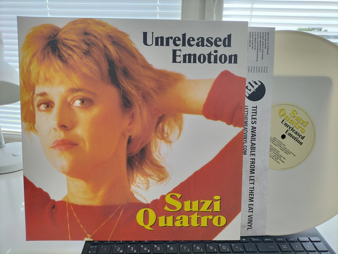SUZI QUATRO, Unreleased emotion, LP UK -14 UPEA KUNTO !!