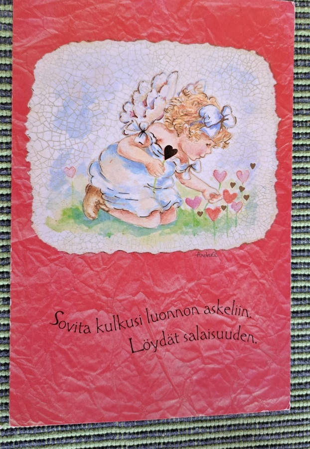 pikkuenkeli, Sovita kulkusi luonnon askeliin...kulke