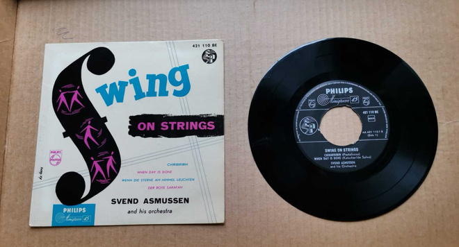 Svend Asmussen - Swing on Strings EP 60-luvun jazzia, hyvä