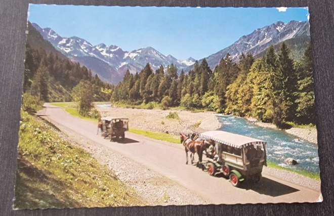 Stellwagen im Birgsautal, postikortti
