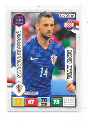 2018 Panini Adrenalyn XL TEAM MATE # Marcelo Brozovic , Cro